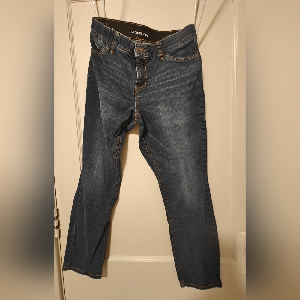 Liz Claiborne Women's Blue Jeans Size 10 Classic Skinny Jeans